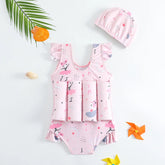 Ballerina Floating Swimsuit with Adjustable Buoyancy - For Safe Water Play Teeny Pandas